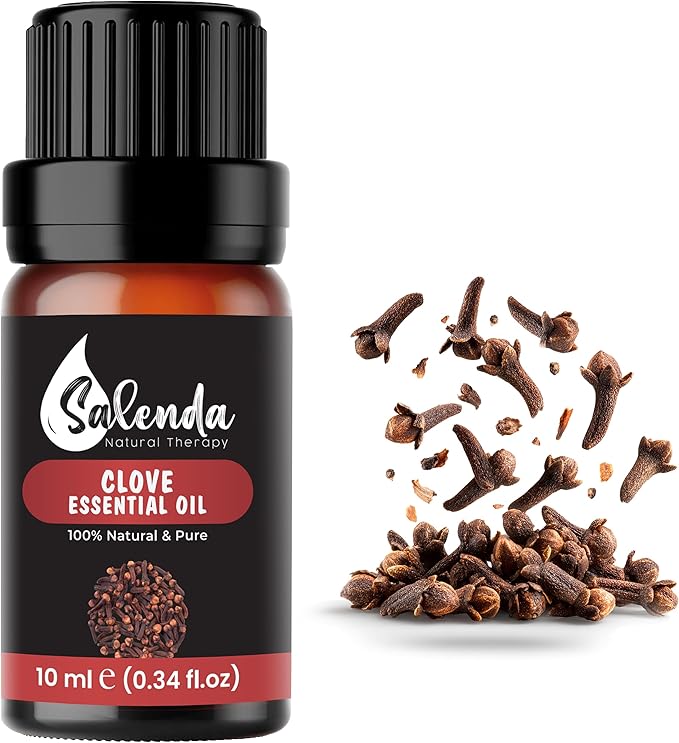 Clove Essential Oils for Diffusers for Home, Clove Oil for Teeth and Gums, Cloves Oil Aromatherapy, 100% Pure Natural, 0.34 Fl Oz (10 ml)