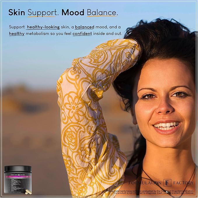 She's Obsessed: 10-in-1 Hormone Balance Maximizer with Shilajit, Maca, Ashwagandha, DIM, Dong Quai, Zinc & More for Vitality & Balance 240 Count (Pack of 2)
