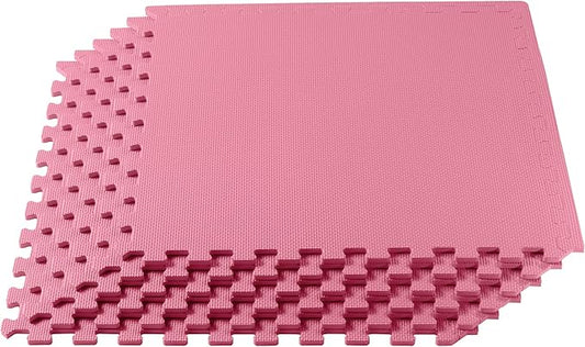 We Sell Mats – ½ Inch Thickness Multipurpose EVA Foam Floor Tiles – Interlocking Floor Mat for Indoor Gym, Playroom, and Home Use