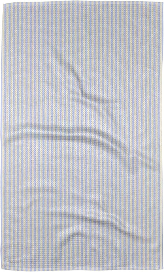 GEOMETRY Spring Kitchen Towels - Quick Dry Microfiber Cloth Spring & Summer Dish Towels for Kitchen Drying - Premium Quick Dry Towel - Cute Banana Lines, 18" x 30" - 1-Pack