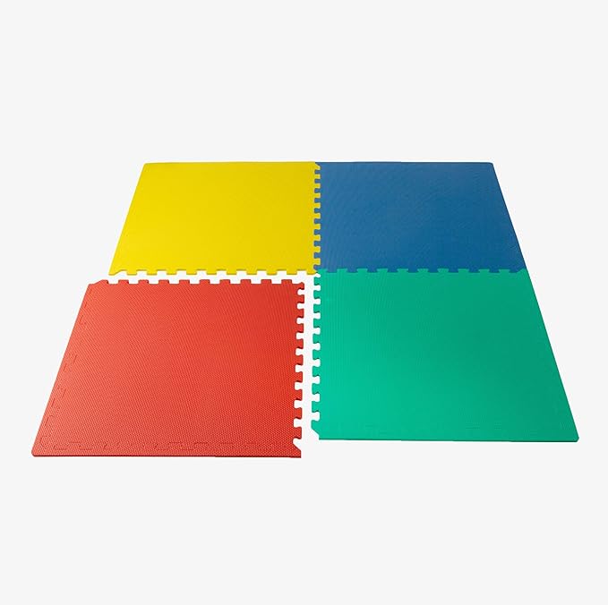 We Sell Mats – ½ Inch Thickness Multipurpose EVA Foam Floor Tiles – Interlocking Floor Mat for Indoor Gym, Playroom, and Home Use