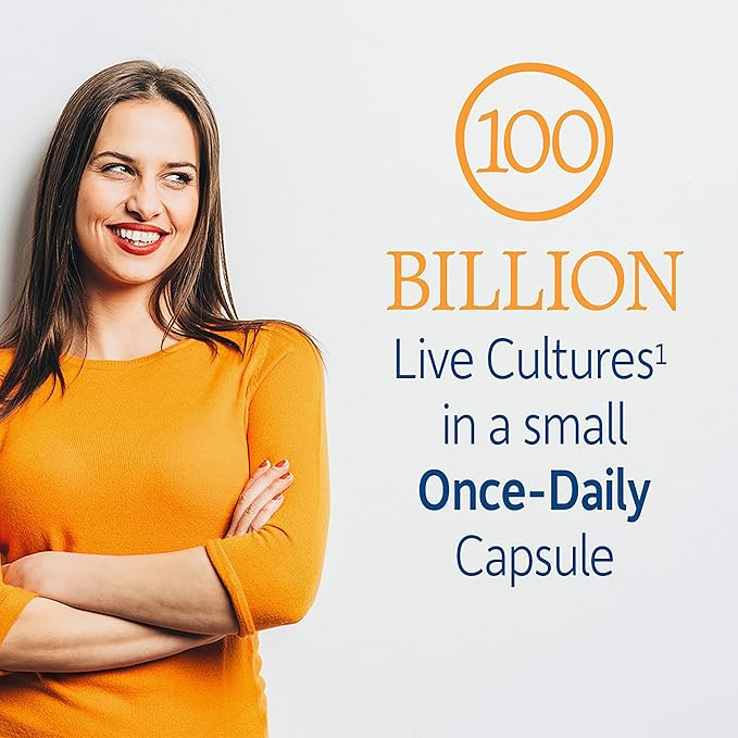Garden of Life Probiotics for Women and Men Raw Probiotics Ultimate Care 100 Billion CFU Probiotic Supplement, Daily Probiotic for Adults with Digestive Enzymes, 30 Capsules