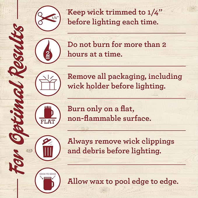 Our Own Candle Company, Roasted Chestnut Scented Mason Jar Candle, 100 Hour Burn Time, 13 Ounces