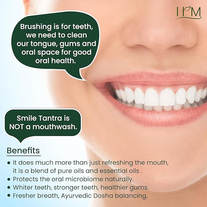 Oil Pulling with Clove & Fennel Essential Oils for Oral Health, Healthy Teeth & Gums, Alcohol Free Mouthwash, Teeth Whitening, for Dry Mouth, Bad Breath & Freshens Mouth