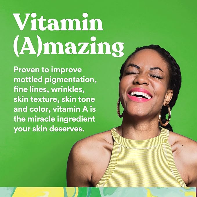 ASUTRA 2.5% Retinol Serum, 1 fl oz - Hyaluronic Acid, Vitamin E, Wheat Germ, Aloe, & Jojoba Oil, Plumping Face Serum