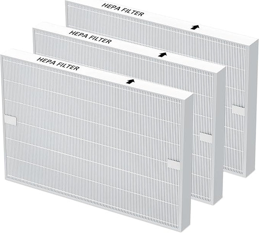 3 Pack AP-1512HH HEPA Filter Replacement for Coway Airmega AP-1512HH Mighty and Airmega 200M Air Purifiers, True HEPA Filter, Item NO # 3304899