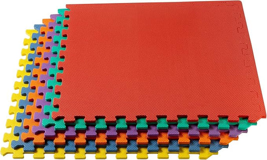 We Sell Mats – ½ Inch Thickness Multipurpose EVA Foam Floor Tiles – Interlocking Floor Mat for Indoor Gym, Playroom, and Home Use