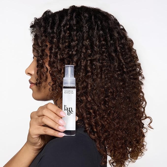 L'ANGE HAIR Satin Néctar Nourishing Gloss | Hair Serum for All Hair Types | Smoothing Serum with Antioxidants and Vitamins | Salon Hair Spray for Blowouts | Anti Frizz Hair Gloss (2 Fl Oz)