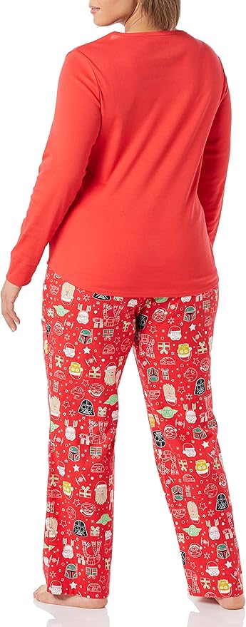 Amazon Essentials Disney | Marvel | Star Wars Women's Flannel Pajama Sleep Sets
