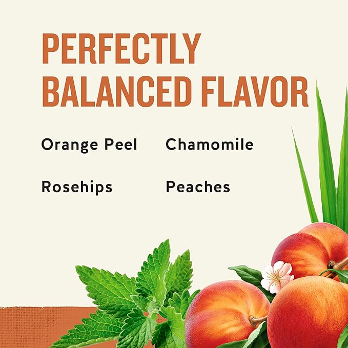 Celestial Seasonings Country Peach Passion Herbal Tea, 20 Tea Bags Box