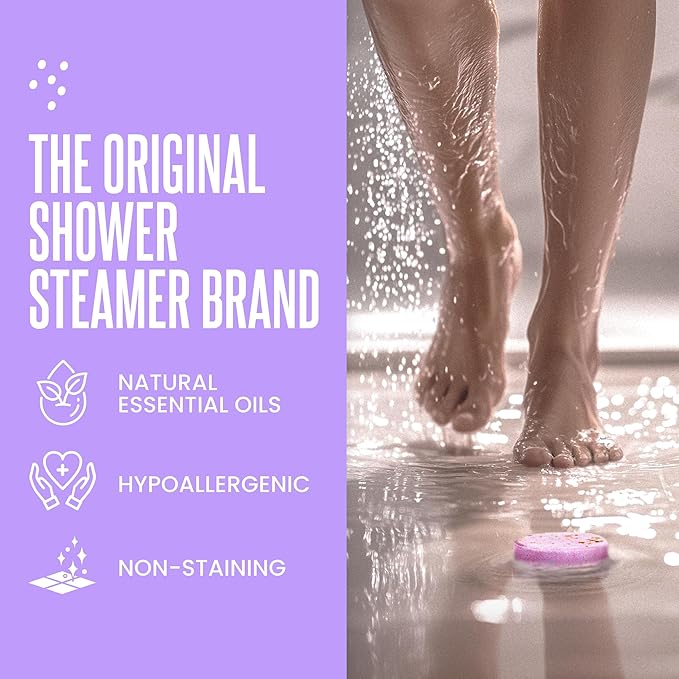 Cleverfy Shower Steamers Aromatherapy – Stocking Stuffers for Women, Teens and Wife – Christmas Gifts for Women and Teen Girls – White Elephant Gifts for Adults – 6 Tablets