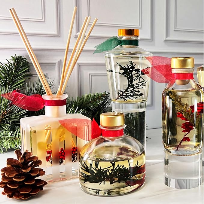 LOVSPA Reed Diffuser Set, Sleep Lavender Vanilla Scented Oil Diffuser with Sticks, Home Fragrance Accessories for Bathroom Shelf Decor, Aroma Diffusers for Home or Office Desk, USA Made