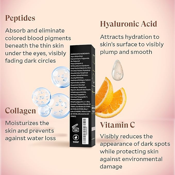 Fièra Luxury Concealer & Foundation with Anti-Aging Ingredients - Full Coverage for Dark Circles, Wrinkles, Fine Lines, and Spots, All-Day Wear For Mature Skin - Espresso, 0.5 FL. OZ. / 15 ML