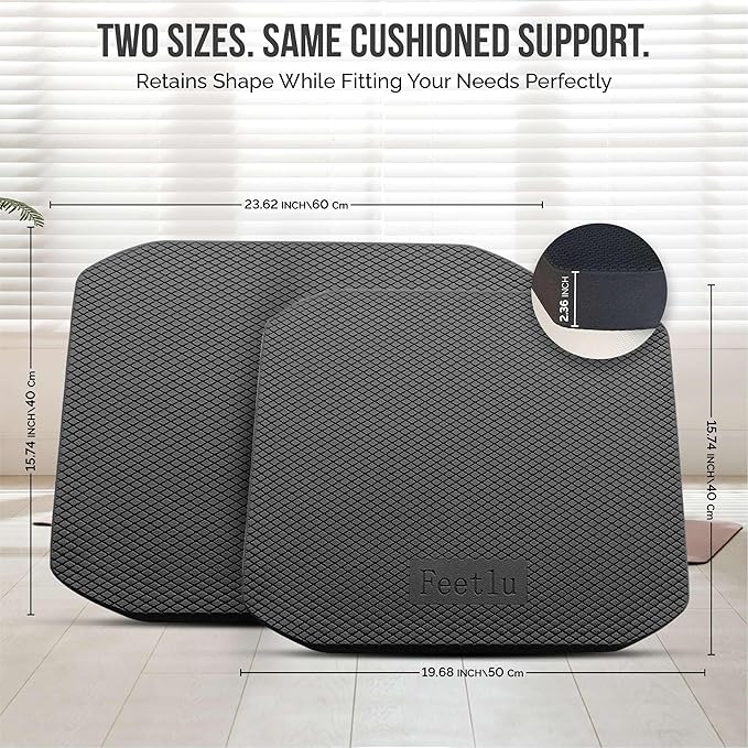 Balance Pad – Premium POE Foam, Non-Slip Stability Pad for Physical Therapy, Yoga, Core Training & Rehab