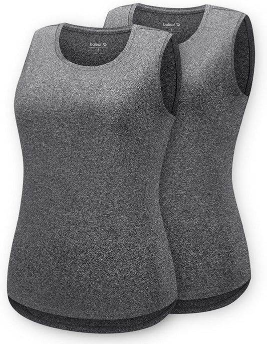 baleaf Workout Tank Tops for Women Sleeveless Running Athletic Loose Fit Yoga Tops Active Shirts Sports Gym Exercise