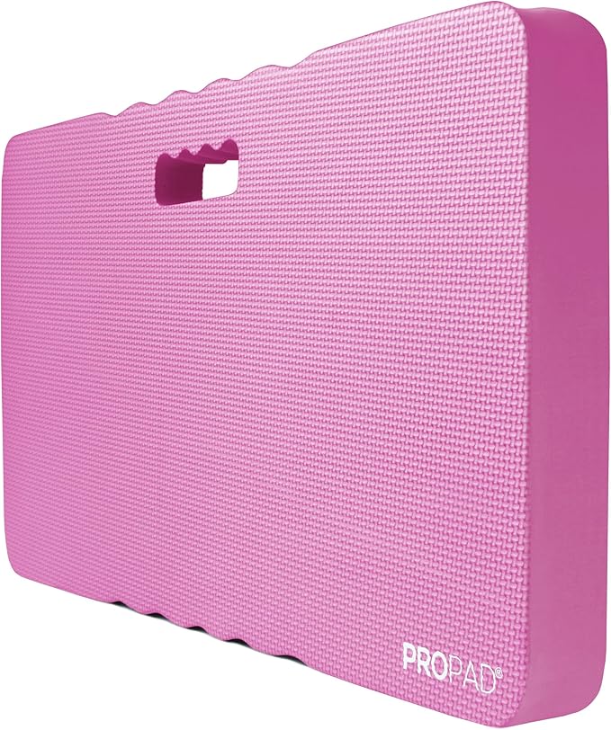 Thick Kneeling Pad, Garden Kneeler for Gardening, Bath Kneeler for Baby Bath, Kneeling Mat for Exercise & Yoga, Knee Pad for Work, Floor Foam Pad, 2X Large (XXL) 24 x 14 x 1.5 Inches, Pink