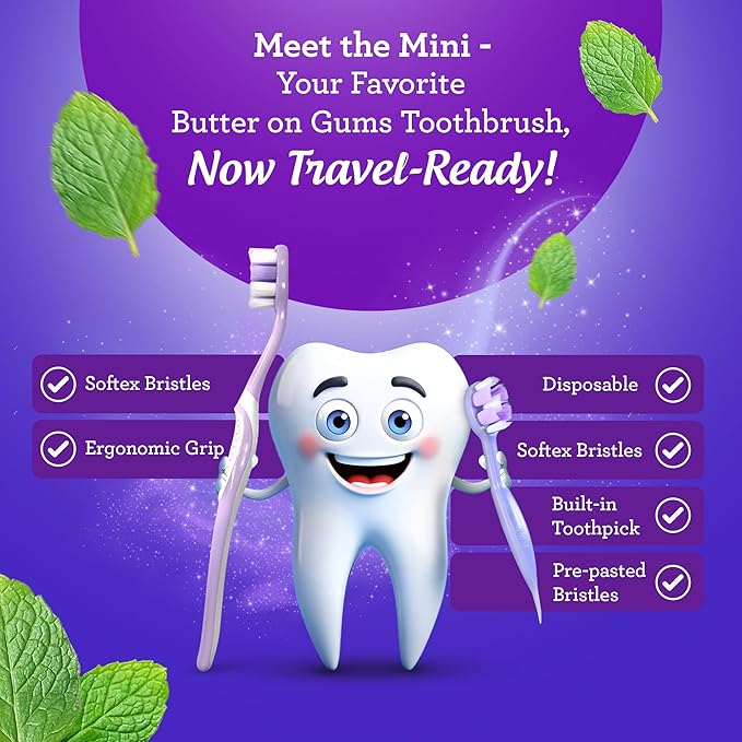 GuruNanda Travel-Ready Oral Care Bundle – 70ct Disposable Pre-Pasted Toothbrushes & 7 Coconut Oil Pulling Sachets for Fresh Breath & Clean Smiles on The Go