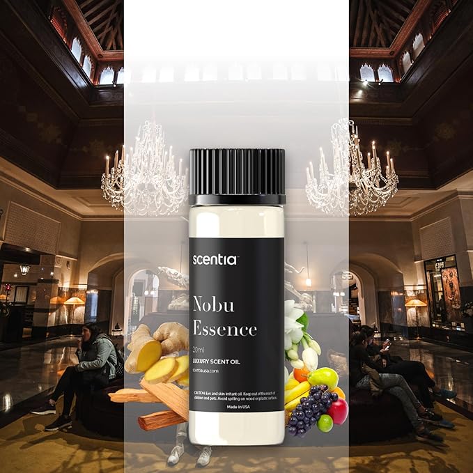 Hotel Diffuser Oil – Inspired by Nobu Hotels, Aromatherapy Fragrance Oil for Home, Office, Living Room (20 ml / 0.67 Fl Oz)