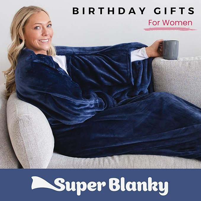 Wearable Blankets for Women, Adult Wearable Blanket Men, Top Christmas Gifts for Women, Wife Birthday Gift Ideas