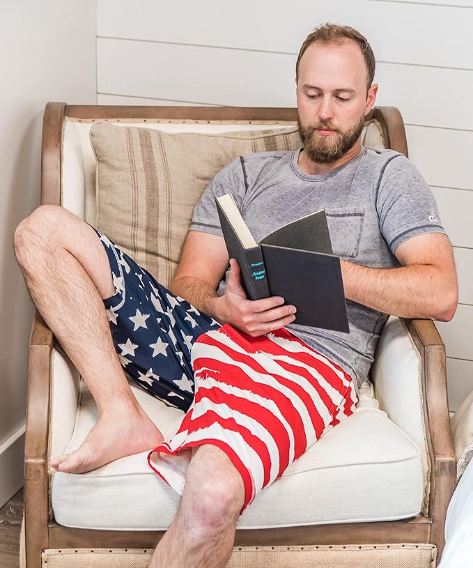 Lazy One Pajama Shorts for Men, Men's Pajama Bottoms, Sleepwear