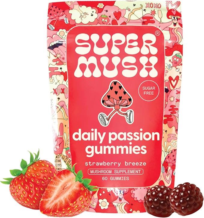 Horny Goat Weed Gummies - Horny Goatweed for Men & Women with Cordyceps, Reishi & Maca Root - Maximize Blood Flow, Ignite Feel-Good Vibes & Lasting Energy