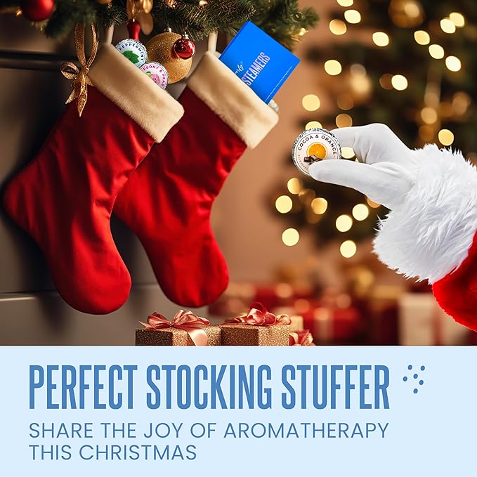 Cleverfy Shower Steamers Aromatherapy – Stocking Stuffers for Women, Teens and Wife – Christmas Gifts for Women and Teen Girls – White Elephant Gifts for Adults – 6 Tablets