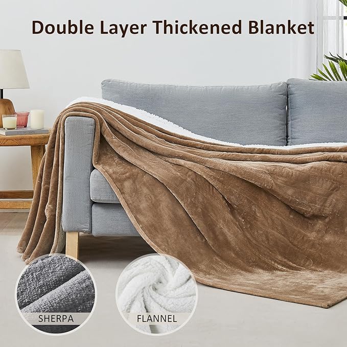 Heated Electric Blanket King Size - 100"x90" Flannel Heating Blanket with 10 Heating Levels & 5 Time Settings Over-Heat Protection, Winter Warmer for Adults with ETL Certification（Ivory）