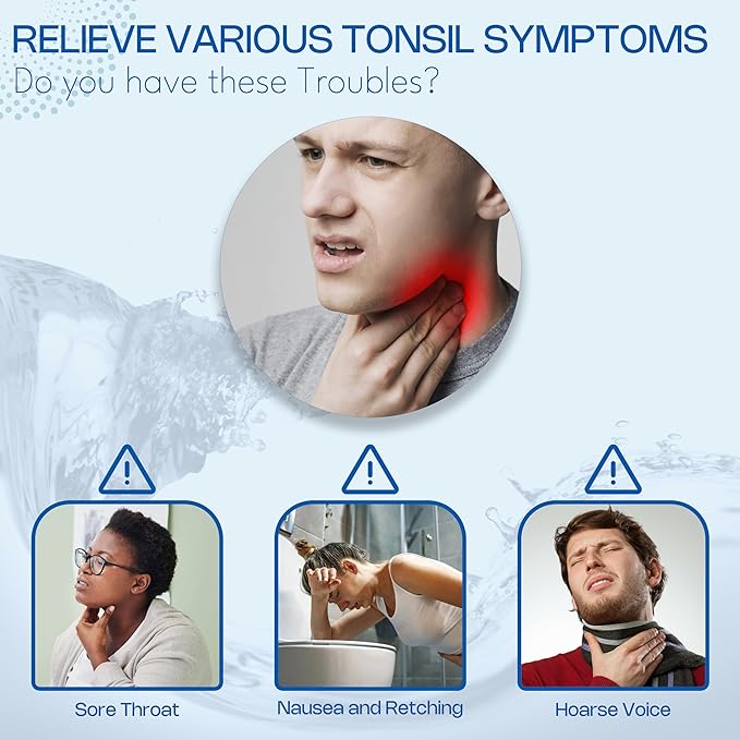 Tonsil Stone Mouth Wash - Tonsil Stone Oral Mouthwash & Tonsil Rinse for Tonsil Stones Natural Ingredients Oral Rinse Liquid, Tonsil Stone Liquid Remover, 300ml