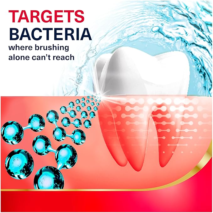 Parodontax Active Gum Health Mouthwash, Antiplaque and Antigingivitis Gum Mouthwash, Clear Mint, 16.9 Fl Oz x 3