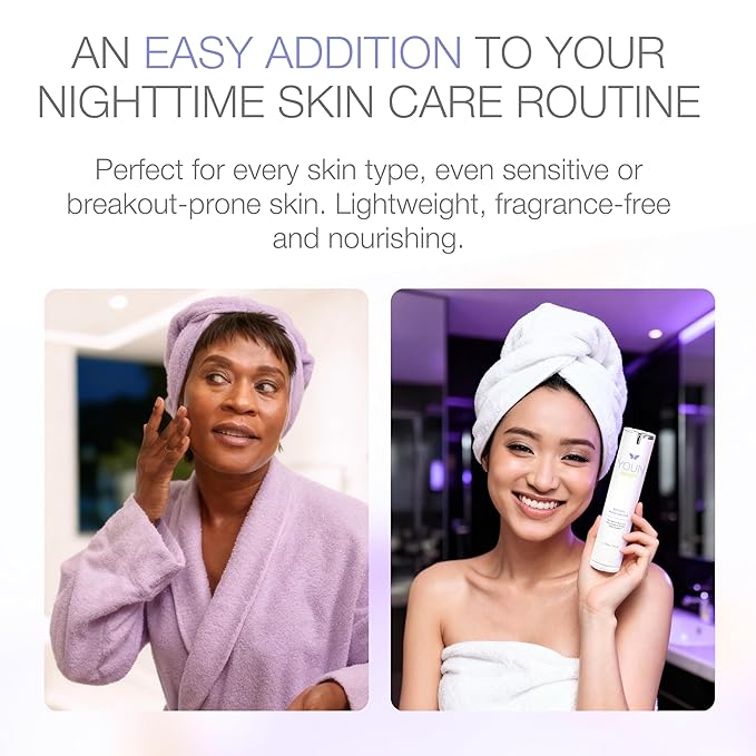 YOUN Beauty Retinol Night Cream Moisturizer for Face by Holistic Dr. Anthony Youn – Paraben-Free Face Moisturizer with Vitamin B5 & E, Hyaluronic Acid, and Green Tea for Skin Renewal, 50ml