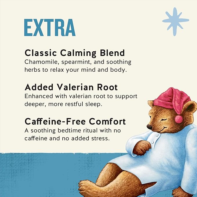 Celestial Seasonings Sleepytime Extra Herbal Tea, Promotes Relaxation, 20 Count (Pack of 6)