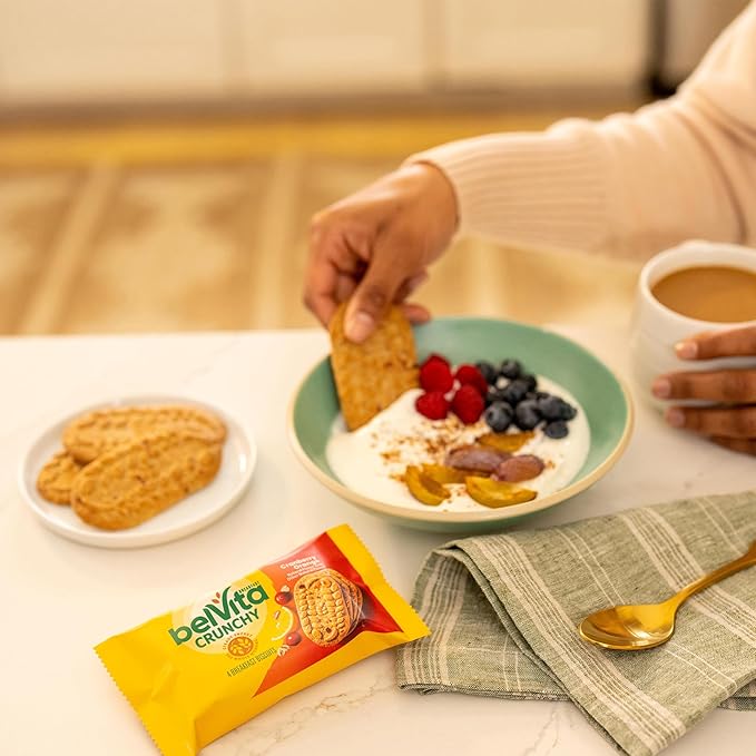 belVita Breakfast Bars Biscuits, Cranberry Orange, 30 Total Packs, 6 Boxes (4 Biscuits Per Pack)