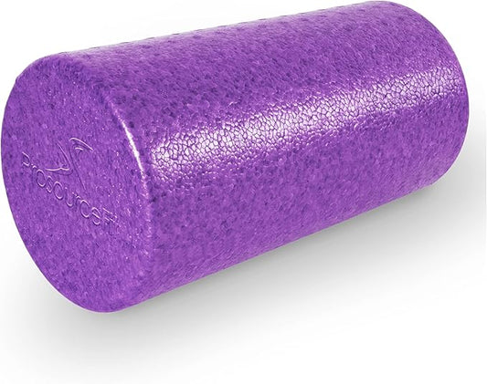 ProsourceFit High Density Foam Rollers 12 - inches Long, Firm Full Body Athletic Massage Tool for Back Stretching, Yoga, Pilates, Post Workout Muscle Recuperation