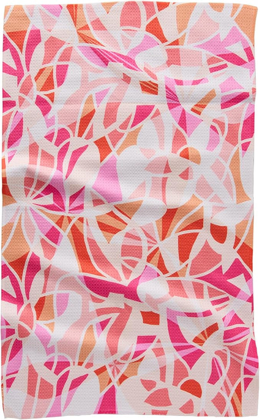GEOMETRY Spring Kitchen Towels - Quick Dry Microfiber Cloth Spring & Summer Dish Towels for Kitchen Drying - Premium Quick Dry Towel - Lolita 18" x 30" (1 Pack)