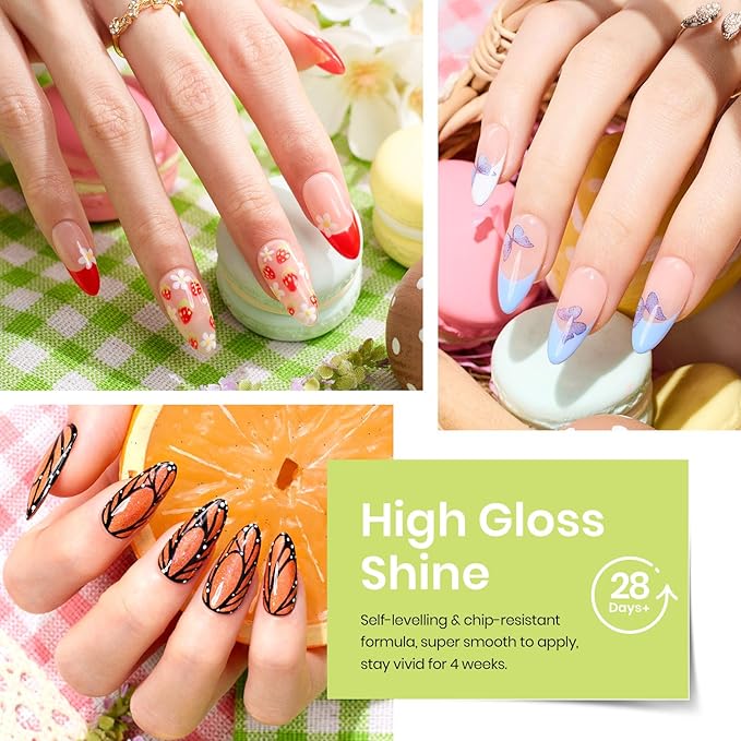 Beetles Gel Nail Polish Set - Magical Kingdom Cat Eye Gel Polish Kit, 20 Colors Bright Pink Blue White Black Green Purple Pastel, Soak Off LED UV with 3Pcs Base Top Coat Holiday Nail Gifts for Women