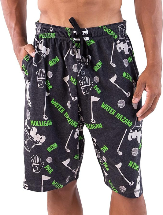 Lazy One Pajama Shorts for Men, Men's Pajama Bottoms, Sleepwear