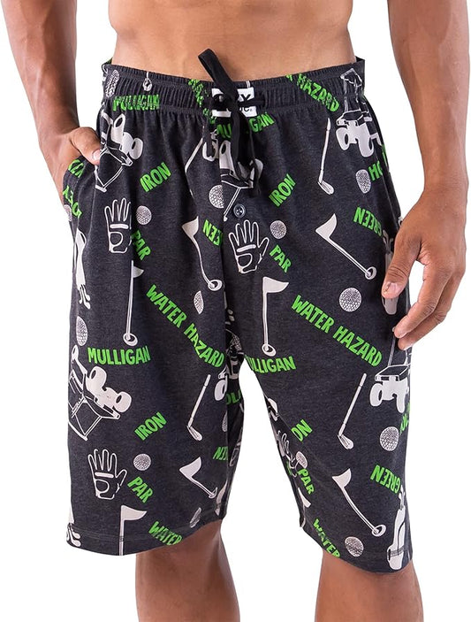 Lazy One Pajama Shorts for Men, Men's Pajama Bottoms, Sleepwear