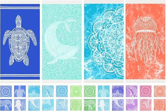 Turkish Beach Towel Quick Dry Absorbent Cotton Lightweight Thin Bathroom Bath Pool Swim Towels Extra Large Oversized Sand Free Beach Accessories Essentials Stuff Cloud Gift for Adults