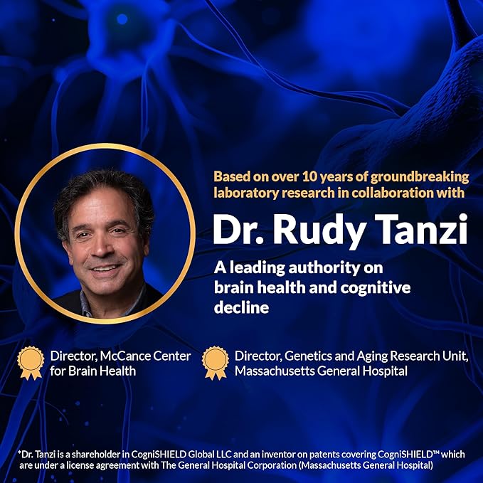 Brain Health Supplement - 60 Count - Support Strong Memory, Recall - Protect Against Normal Age-Related Cognitive Decline