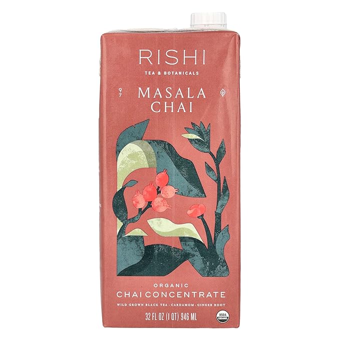 Rishi Tea Bev Masala Chai Concentrated, 32 oz