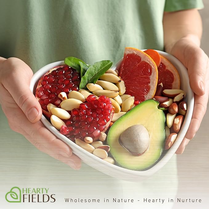 Hearty Fields - Brazil Nuts Roasted & Salted - No Shell, Whole (16 Oz - 1 LB) Wholesome In Nature - Hearty In Nurture Healthy Protein Food Snack, Food Assortments