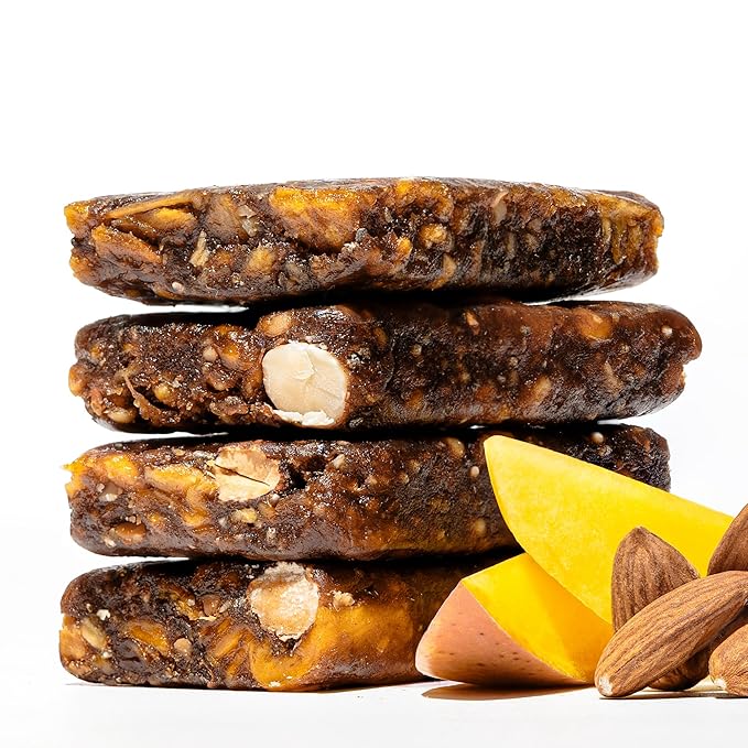 JONESBAR (Tropical Pack, 24 Bars (2 Boxes)) USDA Organic Fruit & Nut Bar, Non-GMO, Kosher, Vegan, Gluten Free, Simple Snack Bar