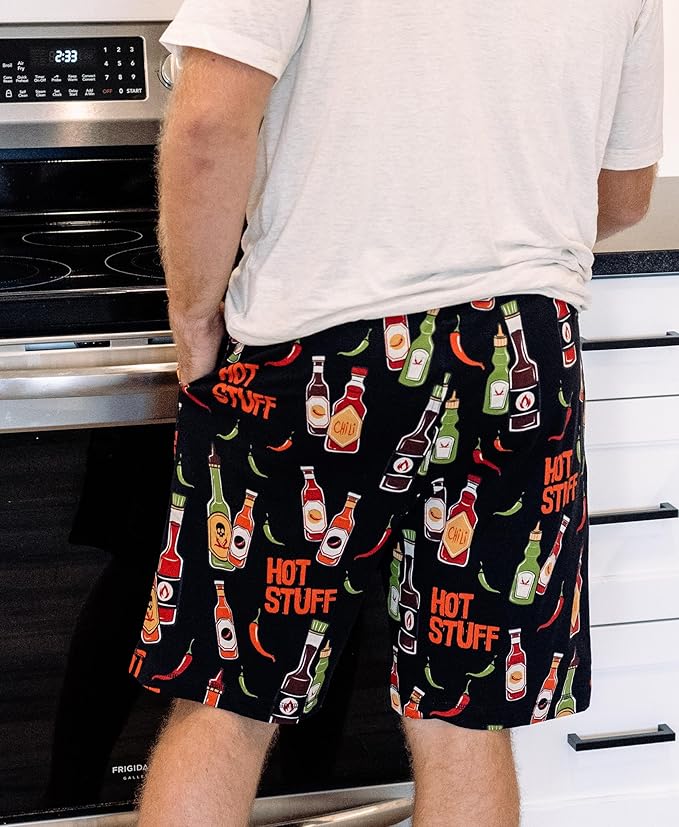 Lazy One Pajama Shorts for Men, Men's Pajama Bottoms, Sleepwear
