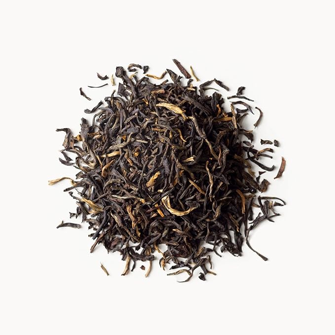 Rishi Tea Golden Yunnan Black Tea - Organic, Loose Leaf Tea, Smooth & Rich Ancient Chinese Tea, Energizing & Caffeinated - 16 Ounces, 56+ Servings