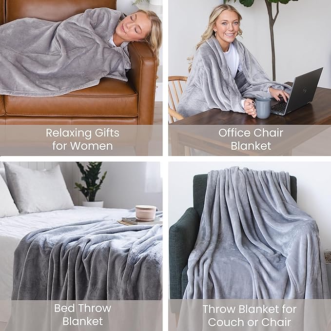 Wearable Blankets for Women, Adult Wearable Blanket Men, Top Christmas Gifts for Women, Wife Birthday Gift Ideas