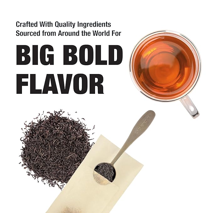 Tiesta Tea - Royal Breakfast, Loose Leaf, Classic English Black Tea, Premium High Caffeine Blend, Make Hot or Iced & Brews Up to 250 Cups, 16oz Bulk Pouch & 4oz Refillable Tin Combo