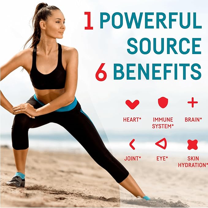 Kori Krill Oil Omega 3 Supplement, Antarctic Krill Oil with Superior Absorption vs Fish Oil, 1200mg Softgels, 30 Softgels, EPA & DHA