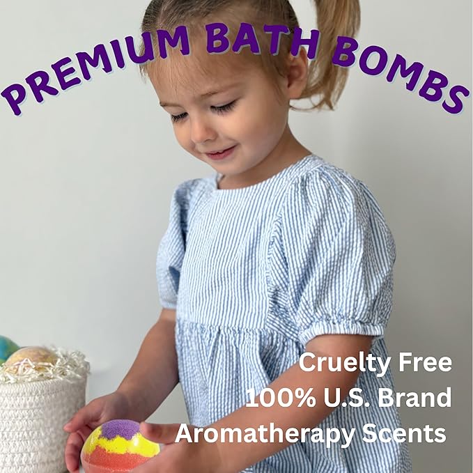 EvolutionUSA 1pc Black Epic Superhero Bath Bombs for Kids, Super Hero Bath Bomb with Toy Inside, Lush Childrens Bathbomb, Organic Bathbomb with Surprise Inside, Fizzy Fun Superhero Bath Ball