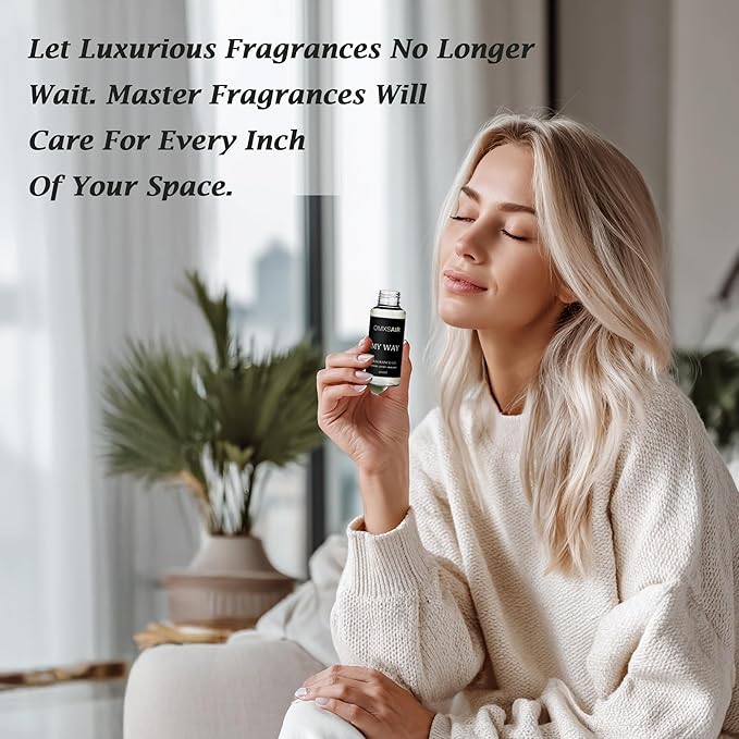 Luxury Hotel Scent Escapade Oil Diffuser Refill Kit | Long Lasting Essential Oil for Large Room,HVAC & Car Waterless Fragrance Diffusers| Nanotech Formula| Spa Calming Aromatherapy Oil (20ml/0.7FL oz)