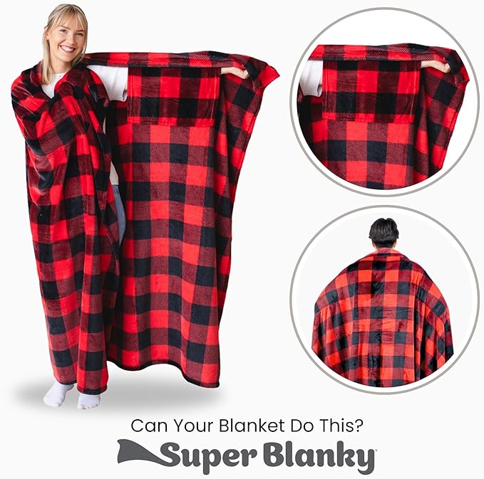 Wearable Blankets for Women, Adult Wearable Blanket Men, Top Christmas Gifts for Women, Wife Birthday Gift Ideas